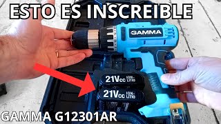 EL MEJOR TALADROATORNILLADOR GAMMA G12301AR [upl. by Eek]