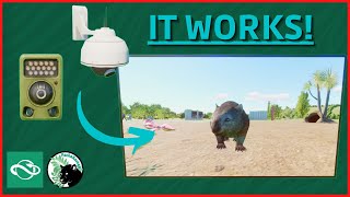 How to link all CAMERAS to your BILLBOARDS  Planet Zoo Tips amp Tricks [upl. by Doowrehs441]