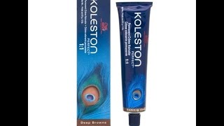 Wella Koleston Perfect Hair Color 44 0 Intense Medium Brown Natural 2oz 2 Ounce [upl. by Regine163]