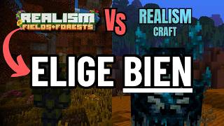 👉REALISM Craft VS REALISM Fields  Forest  ¿Cuál es mejor [upl. by Elyac]