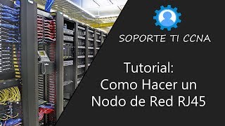 Como hacer un nodo de red RJ45 [upl. by Ynnattirb586]