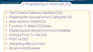 0901Using C on the WWW With CGI [upl. by Marsh964]
