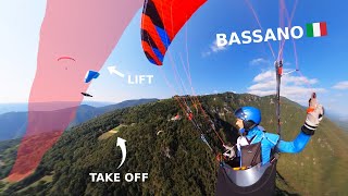 Paragliding Bassano Italy 🇮🇹 XC Flight  Thermalling  Voice Commentary [upl. by Arathorn365]