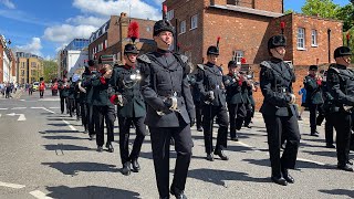 The Band and Bugles of the Rifles light infantry Changing of the Guard  04052024 [upl. by Sane]