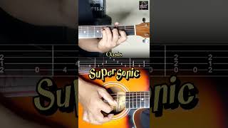 SUPERSONIC  Oasis guitar fingerpickguitar fingerpick guitarguitar [upl. by Medrek]