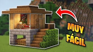 Casa BÁSICA para Minecraft Survival  Tutorial [upl. by Atiuqes]