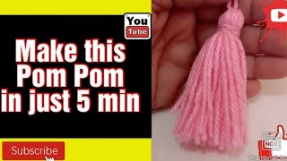 How to make a Pompom  Pom Pom Tutorials  Crochet Lerner [upl. by Egroj]