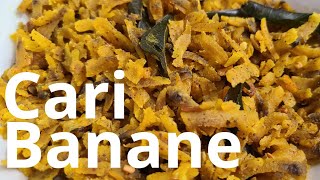 Cari Banane  Banana Curry  Mauritian Recipe [upl. by Hose]