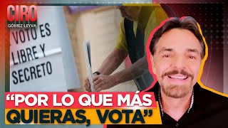 Eugenio Derbez hace un llamado para votar el próximo 2 de junio  Ciro Gómez Leyva [upl. by Franckot]