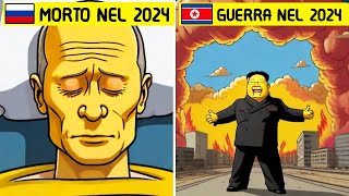 LE PREDIZIONI DEI SIMPSON PER IL 2024 SONO INQUIETANTI [upl. by Eevets290]