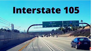 Interstate 105 I105  Glenn Anderson Freeway  Los Angeles County CA 4K [upl. by Berne926]