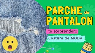 Como parchar un pantalon de mezclilla [upl. by Aicemat]