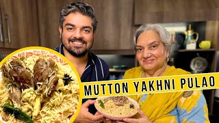 Mutton Yakhni Pulao Recipe  Food With Saad Raja [upl. by Tuppeny]