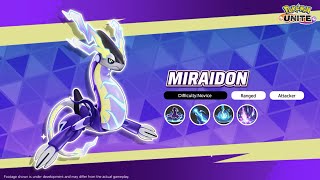 Miraidon Moves Overview  Pokémon UNITE [upl. by Cianca]