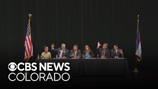 Candidates in Colorados CD4 GOP primary debate respond to foreign policy questions [upl. by Relyk]