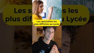 Les spécialités les plus dures au lycée spé bac [upl. by Akienaj]