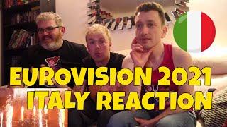 EUROVISION 2021 WINNER  ITALY  Måneskin  Zitti E Buoni  REACTION [upl. by Nolat]