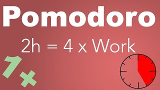 Pomodoro Technique 4 x 25 min  Study Timer 2 h [upl. by Ronyam]