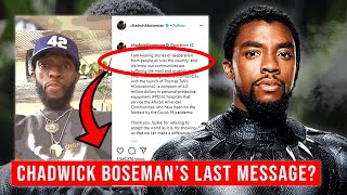 Chadwick Boseman Passing The DISTURBING Truth [upl. by Grata]