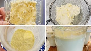 MANTEQUILLA FERMENTADA  con búlgaros kefir de leche [upl. by Suicul113]