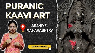 Puranic Tales in Kaavi Art  Asaniye Konkan Maharashtra Archaeologist Sawani Shetye [upl. by Fe]