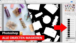 Photoshop  Automatisch alle objecten maskeren Dutch [upl. by Duma]