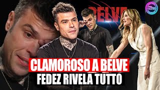 Fedez intervista a Belve “Ho tentato il suicidio La crisi con Chiara Ha influito il pandoro” [upl. by Toiboid]