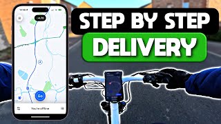 How to deliver Uber Eats STEP BY STEP  Delivery App Tutorial 2023 [upl. by Ruddie]