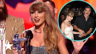 Taylor Swift PRAISES Travis Kelce In VMAs Speech [upl. by Eniledgam]