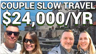 American Expat Couple Escapes USA Costs for 24K a Year Life Abroad  Slow Travel [upl. by Bellanca]