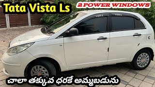 Tata vista Ls  Life 2029  low budget car  for sale Telugu  9342022929 [upl. by Yelda]