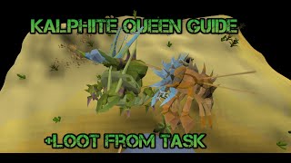 Kalphite Queen Guide OSRS loot from task [upl. by Redmond]