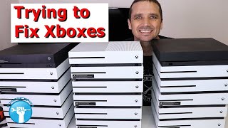 I bought 18 broken Xboxes  Can I Fix Them and Make Money [upl. by Mohamed701]