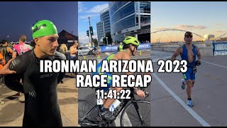 My First Ironman Race Recap  Ironman Arizona 114122 [upl. by Elleryt]