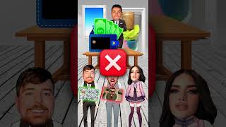 ¿Quién usó la tarjeta de crédito 🔥 de Ronaldo Fede Vigevani 💙 vs MrBeast 🎁 vs Kimberly Loaiza 💞 [upl. by Annoynek]