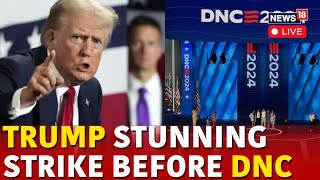 DNC Convention 2024 LIVE  Trump Latest News  Trump Attacks Kamala Harris In Bedminster  N18G [upl. by Akcirderf]