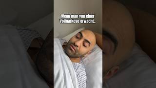 Wenn man von einer Vollnarkose erwacht Ich erinnere mich an nichts mehr 😂 patient narkose [upl. by Eckblad137]