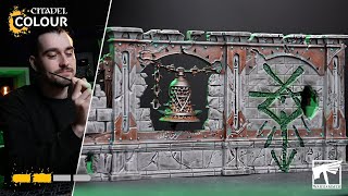 How to Paint Skaventide Terrain  Intermediate  Warhammer Age of Sigmar [upl. by Ssegrub]