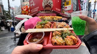 10 Best Street food in Osaka Japan 🍙🍡 [upl. by Dierolf987]