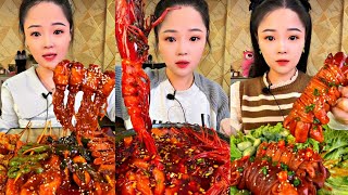 1 HOURASMR CHINESE FOOD MUKBANG EATING SHOW  먹방 ASMR 중국먹방  XIAO YU MUKBANG 76 [upl. by Gapin]