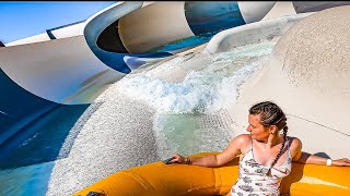 BOWL Burj Surj WaterSlide at Wild Wadi Waterpark Dubai [upl. by Yob316]