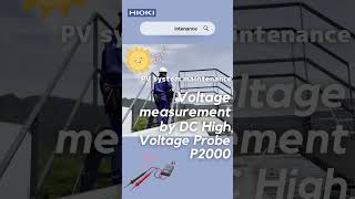 Voltage measurement by DC High Voltage Probe P2000 shorts [upl. by Woothen]