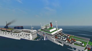 Ferry Collision and Sinking  Ship Simulator Extremes With Rematch 60FPS [upl. by Eseerehs]