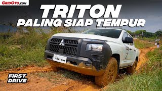 Mitsubishi Triton HDX 2024 Spek Sederhana Laris Siap Disiksa Keras [upl. by Suivatnod]