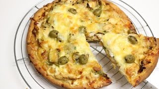 PIZZA AU PESTO POULET FACILE CUISINERAPIDE [upl. by Cinom]