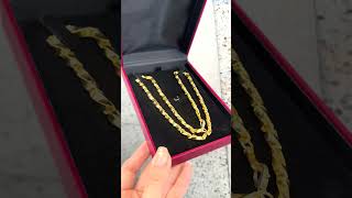 24k gold chain necklace [upl. by Winna]