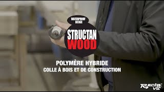 Structan Wood colle à bois et de construction polymère couleur bois [upl. by Bondon]