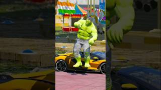 HULK KI LAMBO VS ABOMINATION KI LAMBO 🥵PART 1  GTA 5 shorts gta5 [upl. by Kcirdlek]