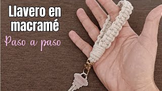 ⭐Tutorial de LLAVEROS en MACRAMÉ fáciles y paso a paso DIY LLAVEROS [upl. by Artemed]