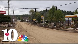 Asheville locals react to devastating flooding damage [upl. by Barnabas]